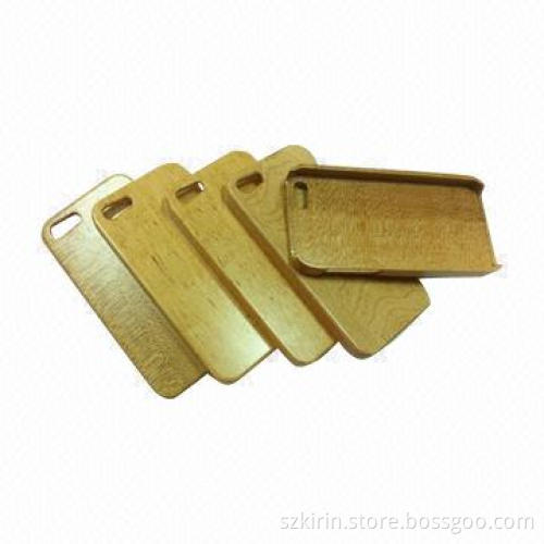 Cellphone wooden case, walnut wood, made of 100% genuine wood or bamboo raw material